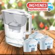 LAICA Prime Line Ivory vízszűrő kancsó 1+3 db univerzális szűrőbetéttel INGYENES SZÁLLÍTÁSSAL LAICA Prime Line Ivory vízszűrő kancsó 1+3 db univerzális szűrőbetéttel INGYENES SZÁLLÍTÁSSAL