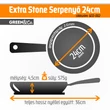 Green&Co. Extra Stone serpenyő 24cm 2,6mm