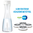 LAICA GlaSSmart üveg vízszűrő palack 1,1 liter, 1+3 db AJÁNDÉK FAST DISK szűrővel LAICA GlaSSmart üveg vízszűrő palack 1,1 liter, 1+3 db AJÁNDÉK FAST DISK szűrővel