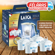 LAICA Tosca sötétzöld vízszűrő kancsó szett mechanikus kijelzővel, 1 + 3 db bi-flux univerzális szűrőbetéttel LAICA Tosca sötétzöld vízszűrő kancsó szett mechanikus kijelzővel, 1 + 3 db bi-flux univerzális szűrőbetéttel