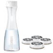 LAICA GlaSSmart üveg vízszűrő palack 1,1 liter, 1+3 db AJÁNDÉK FAST DISK szűrővel