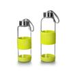 Green&Co trendi üvegkulacs szilikon bevonattal 360 ml lime zöld Green&Co trendi üvegkulacs szilikon bevonattal 360 ml lime zöld