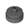 myLAICA vízszűrő kulacs FAST DISK szűrővel, szálcsiszolt rozsdamentes acél, kék szilikon pánttal, 0,55 liter
