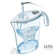 LAICA vízszűrő ajándékszett: Stream Line mechanikus vízszűrő kancsó fehér színben 6 db univerzális bi-flux szűrőbetéttel