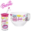 Barbie csomag - 2 db-os: műzlis bögre, szívószálas ivópohár