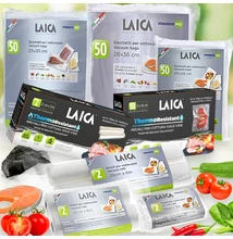 LAICA All-In vákuumfólia és vákuum zacskó szett szuvidáloshoz is (TR1000+TR2000+VT35003+VT35043+VT35143+VT35083+VT35093+VT35103)