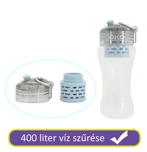 ÖKO nanotechnológiás vízszűrő kulacs - 1 l - "Ég Kék"