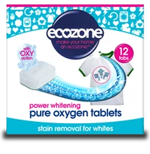 Ecozone tiszta oxigén folteltávolító tabletta fehér ruhákhoz (12 db)