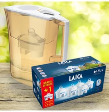 LAICA Prime Line Spring 3 literes vízszűrő kancsó barack 1+6 db univerzális szűrőbetéttel