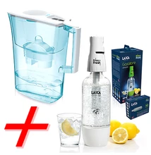 LAICA Spring vízszűrő kancsó + Szóda készítő