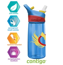 Contigo Striker gyerek kulacs - 420 ml, kék-mintás