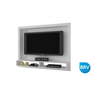 Vista polcos TV panel kerettel (fehér)