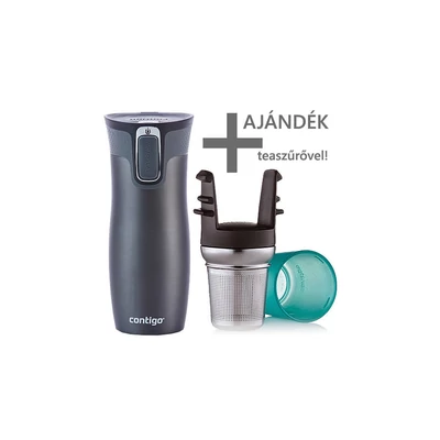 Contigo West Loop termosz 470 ml + ajándék teaszűrő