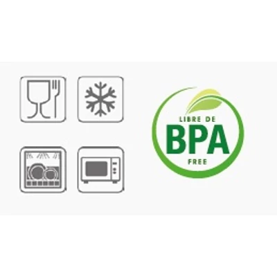 Összenyomható BPA mentes ételtároló doboz osztott rekesszel 750ml