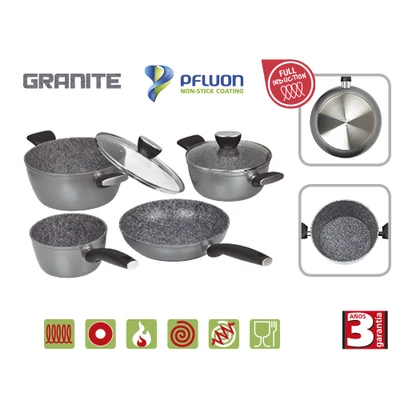 Extra Gránit 6 részes FULL INDUKCIÓS edényszett