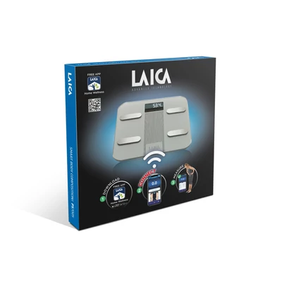 Laica okos elektronikus testtömeg összetétel személymérleg 180 kg