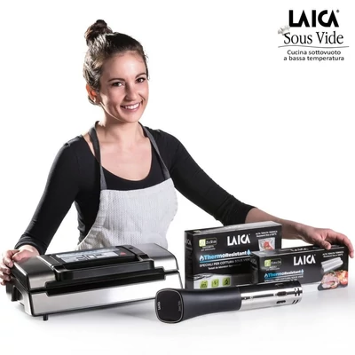 LAICA sous vide termo cirkulátor 1200W AJÁNDÉK főzőtasakkal és fóliával