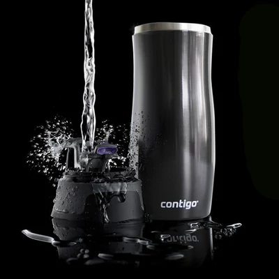 Contigo West Loop matt fekete termobögre