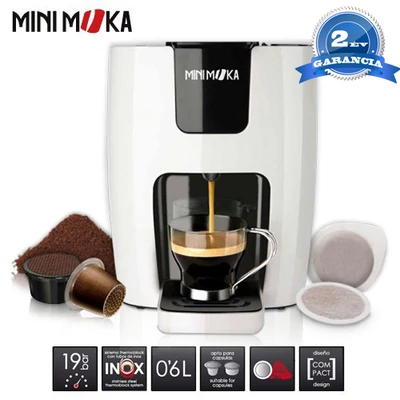 CSOMAGOLÁSSÉRÜLT Minimoka espresso kávéfőző - 4 az 1-ben 