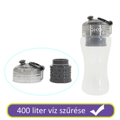 ÖKO nanotechnológiás vízszűrő kulacs - 1 l - 