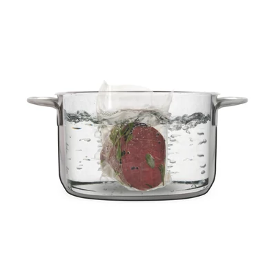 LAICA sous vide fólia szuvidáláshoz (2db BPA mentes, légcsatornás 25*300cm-es főzőtömlő)