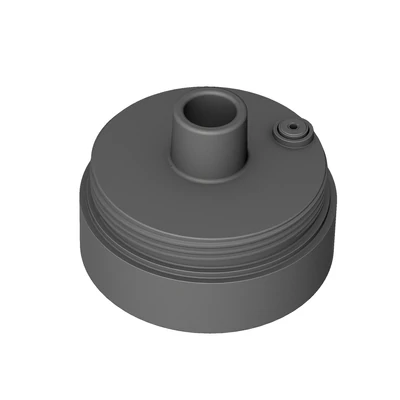 myLAICA vízszűrő kulacs FAST DISK szűrővel, szálcsiszolt rozsdamentes acél, kék szilikon pánttal, 0,55 liter
