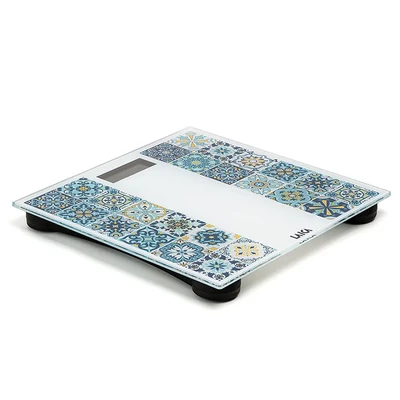 LAICA digitális személymérleg USB töltés funkcióval Mediterrán kék 180 kg