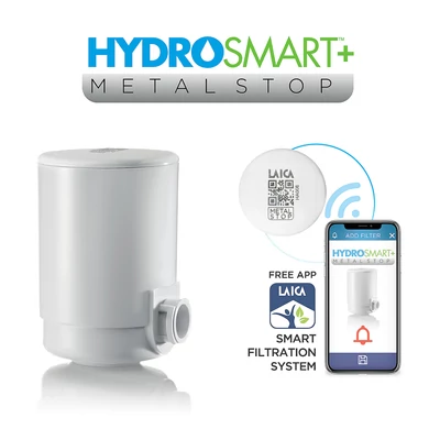 LAICA Genova MikroPLASTIK-STOP és METAL STOP HYDROSMART rendszerű csapra szerelhető vízszűrő