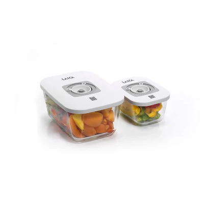 LAICA 2 db -os vákuumozható üvegedény szett 0,5 L + 1,5 L