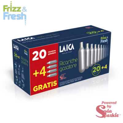 Laica "Frizz&Fresh" szódapatron - 20+4 db